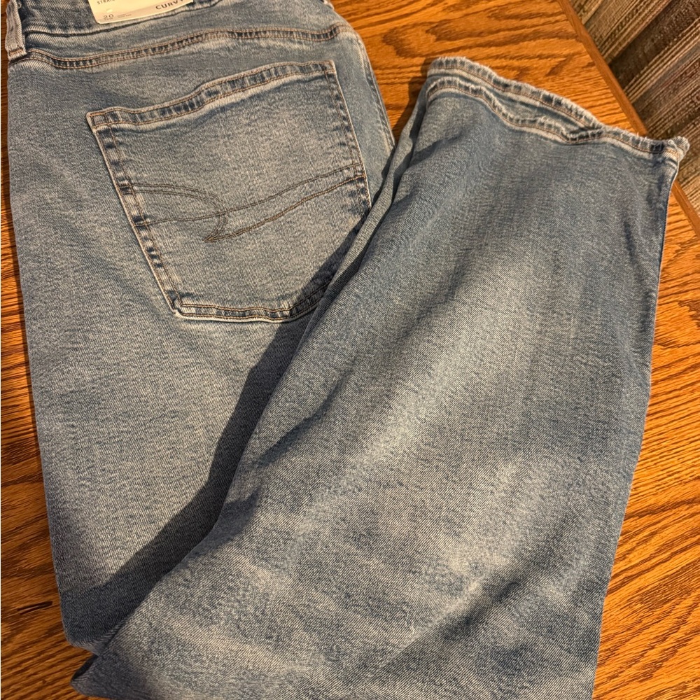American Eagle Outfitters Light Blue Stretch Jeans